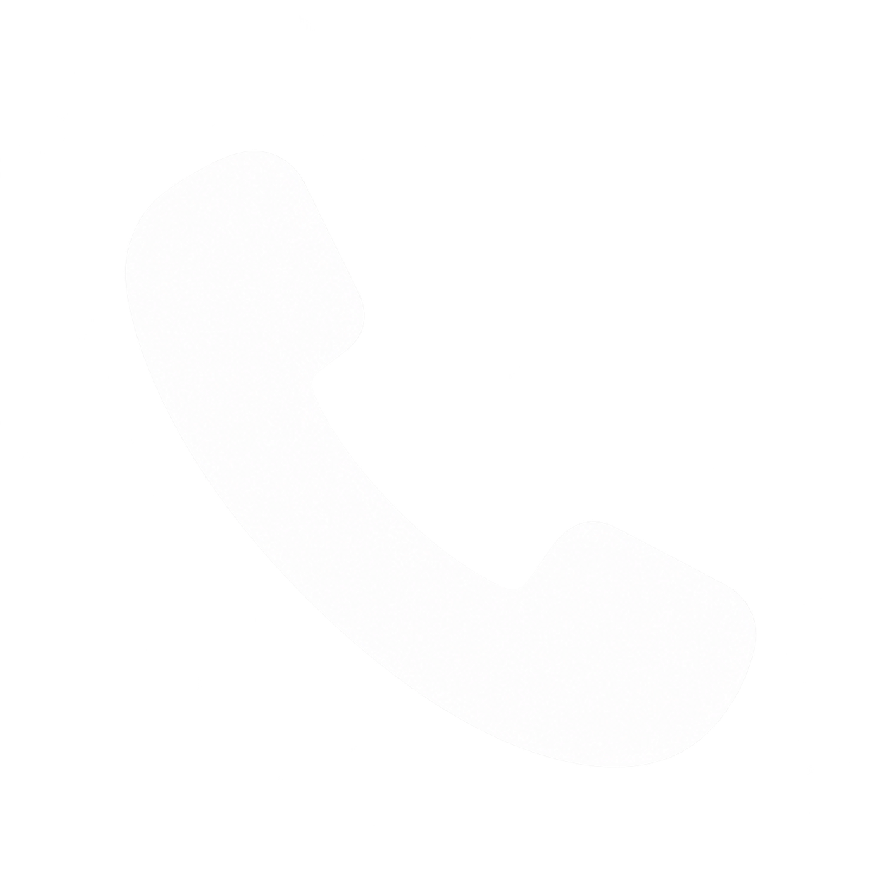 Telefon Icon Weiß Button Kontakt