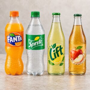 Fanta, Sprite, Lift, Apfelschorle